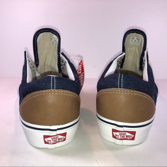 Vans Old Skool Denim C & L Blue & White Sneakers - Picture 4 of 7